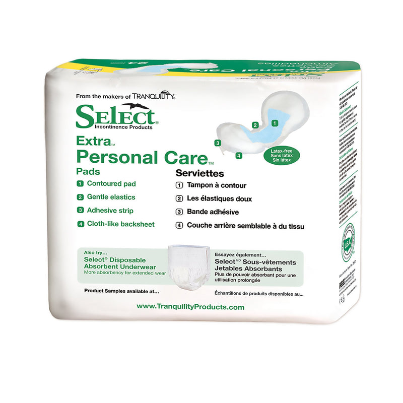 Select® Extra® Bladder Control Pad, 7¼ x 16½ Inch