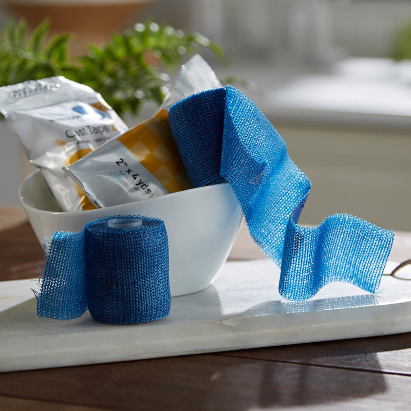 McKesson Blue Cast Tape, 2 Inch x 4 Yard