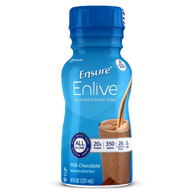 Ensure® Enlive® Advanced Nutrition Shake Chocolate Oral Supplement, 8 oz. Bottle