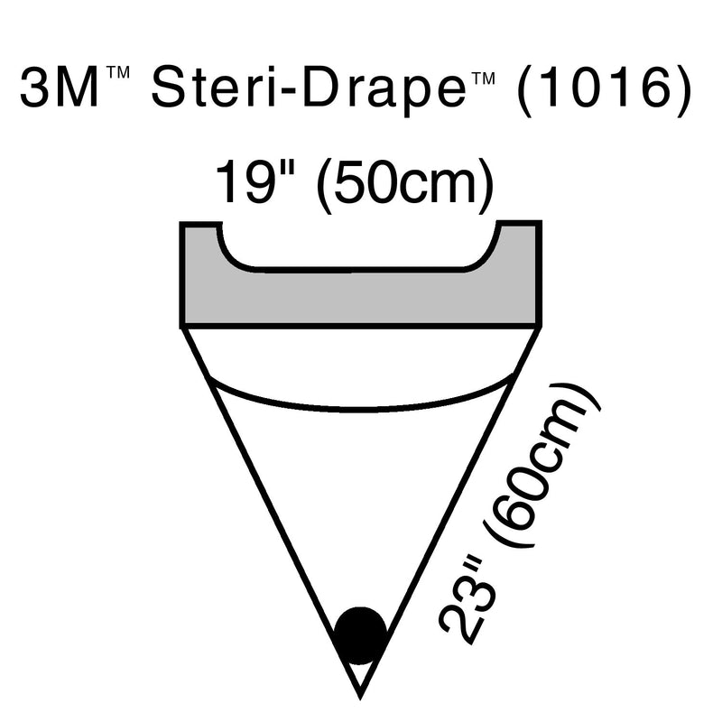 3M Steri- Irrigation Pouch Surgical Drape, 19 W x 23 L Inch