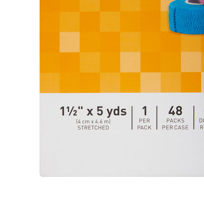 McKesson Self-adherent Closure Cohesive Bandage, 1-1/2 Inch x 5 Yard