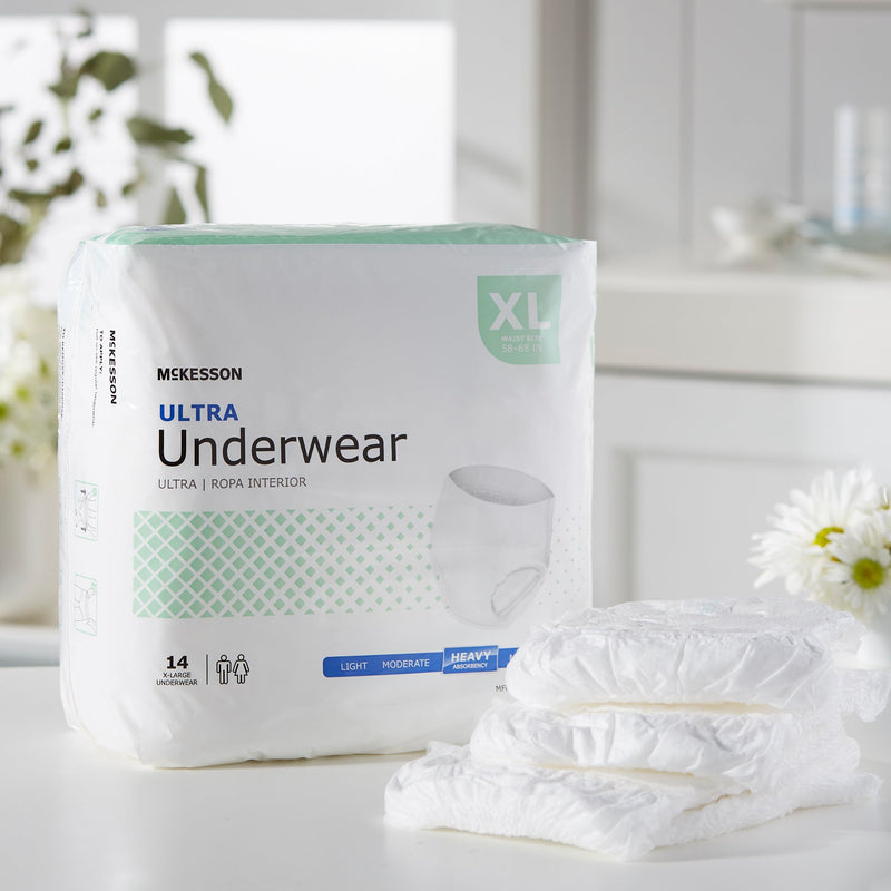 McKesson Ultra Heavy Absorbent Underwear, X-Large