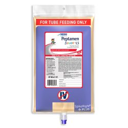 Peptamen Junior® 1.5 Ready to Hang Pediatric Tube Feeding Formula, 33.8 oz. Bag