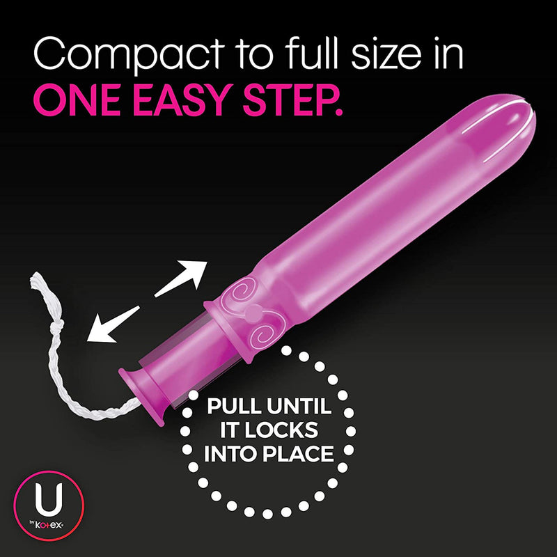 U By Kotex® Click® Compact Tampons, Regular