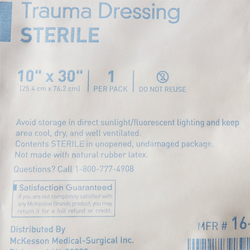 McKesson Sterile Trauma Dressing, 10 x 30 Inch