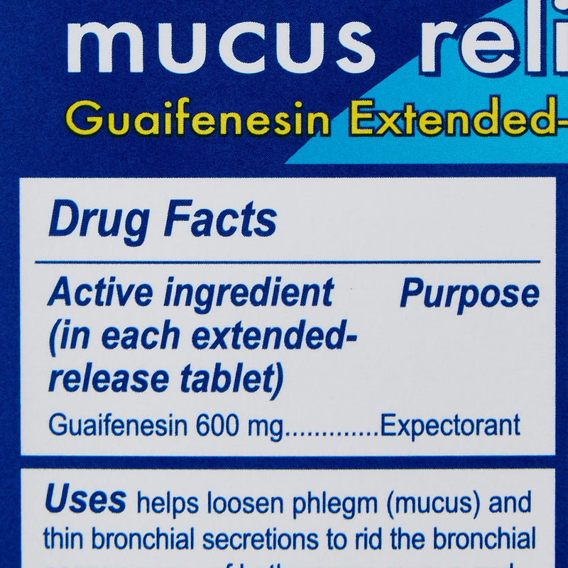 sunmark® mucus E.R.™ Guaifenesin Cold and Cough Relief