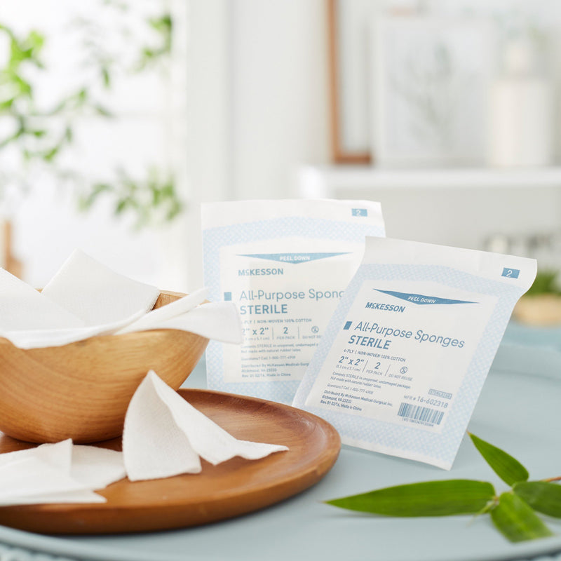 McKesson Sterile Nonwoven Sponge, 2 x 2 Inch