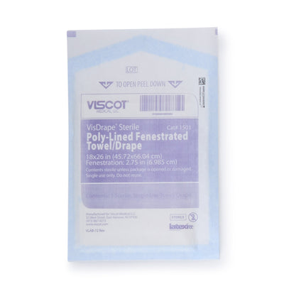 Viscot Sterile Minor Procedure Surgical Drape, 18 W x 26 L Inch