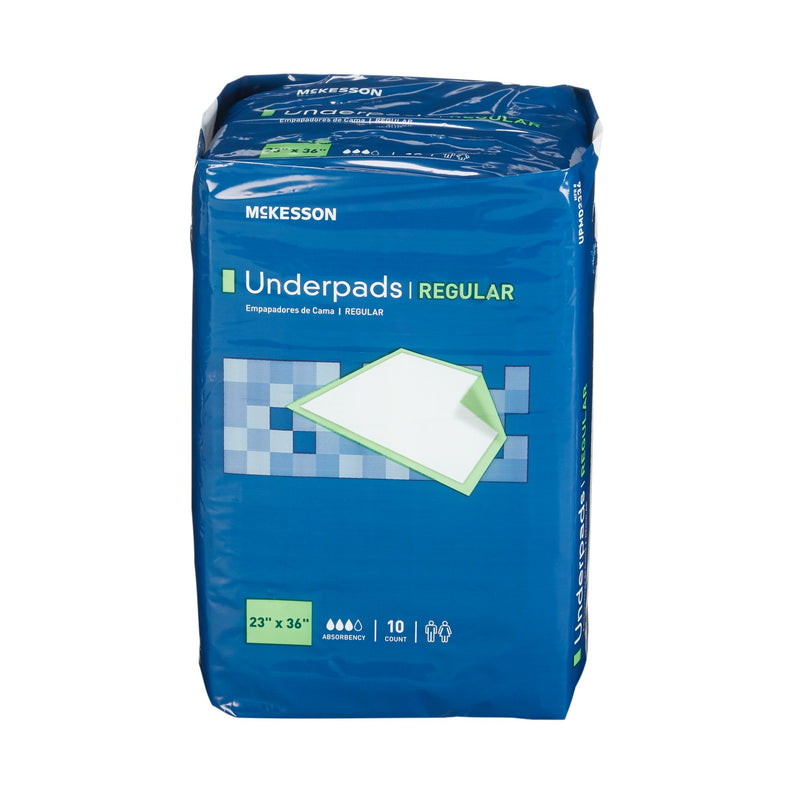 McKesson Super Moderate Absorbency Underpad, 23 x 36 Inch