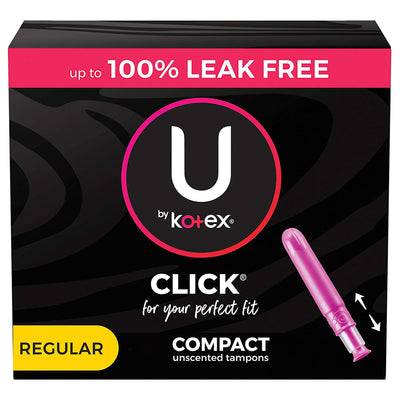 U By Kotex® Click® Compact Tampons, Regular