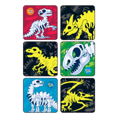 Medibadge® Glow-In-The-Dark Dinosaur Bones Stickers
