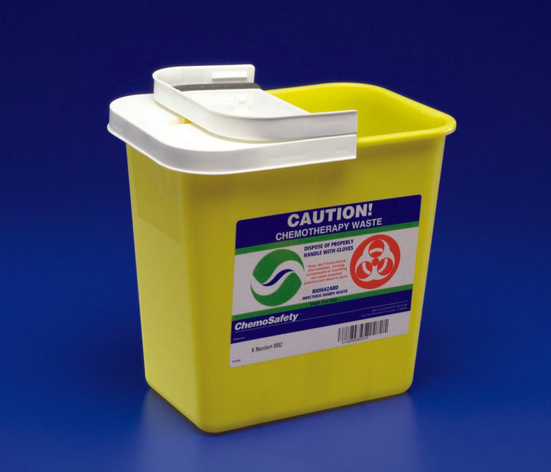 SharpSafety™ Chemotherapy Waste Container, 26 H x 18¼ W x 12¾ D Inch