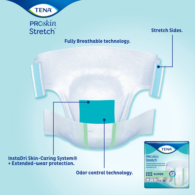 Tena® Stretch™ Bariatric Super Incontinence Brief