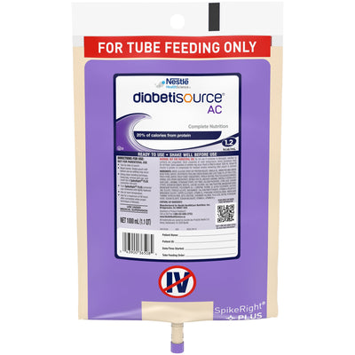 Diabetisource® AC Tube Feeding Formula, 33.8 oz. Bag