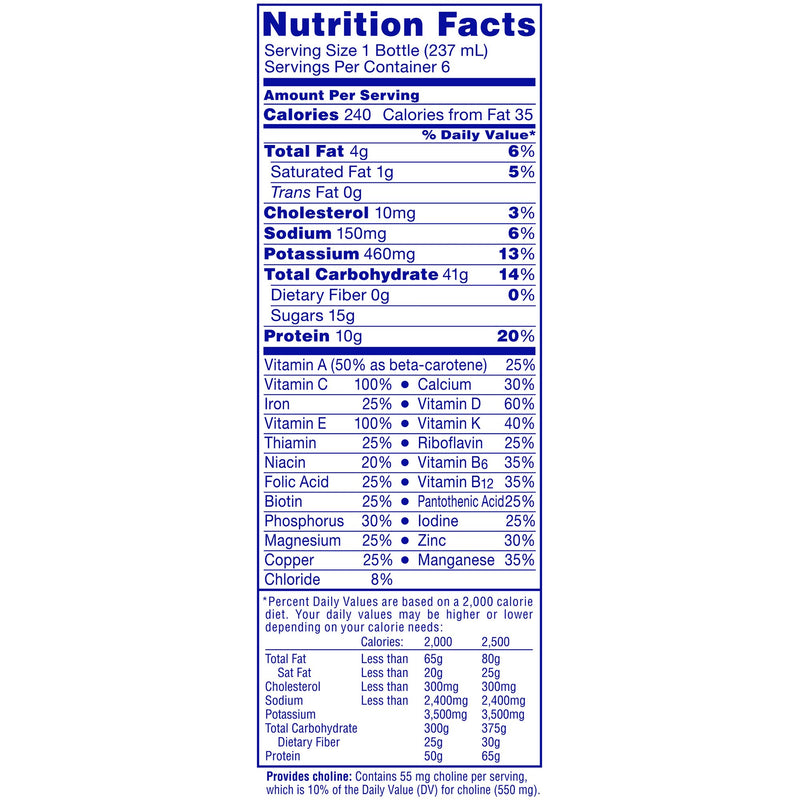 Carnation Breakfast Essentials® Strawberry Oral Supplement, 8 oz. Bottle