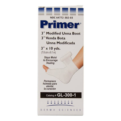 Primer® Unna Boot with Zinc Oxide, 3 Inch x 10 Yard