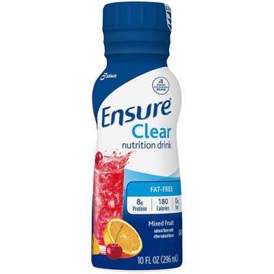 Ensure® Clear Mixed Fruit Oral Protein Supplement, 10 oz. Bottle