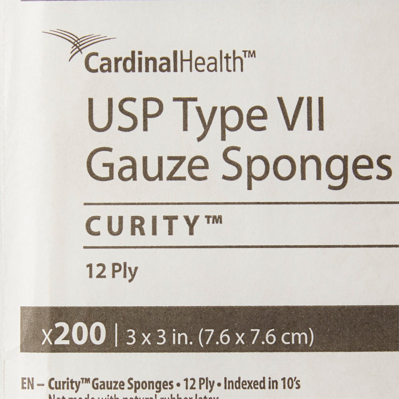 Curity™ NonSterile USP Type VII Gauze Sponge, 3 x 3 Inch