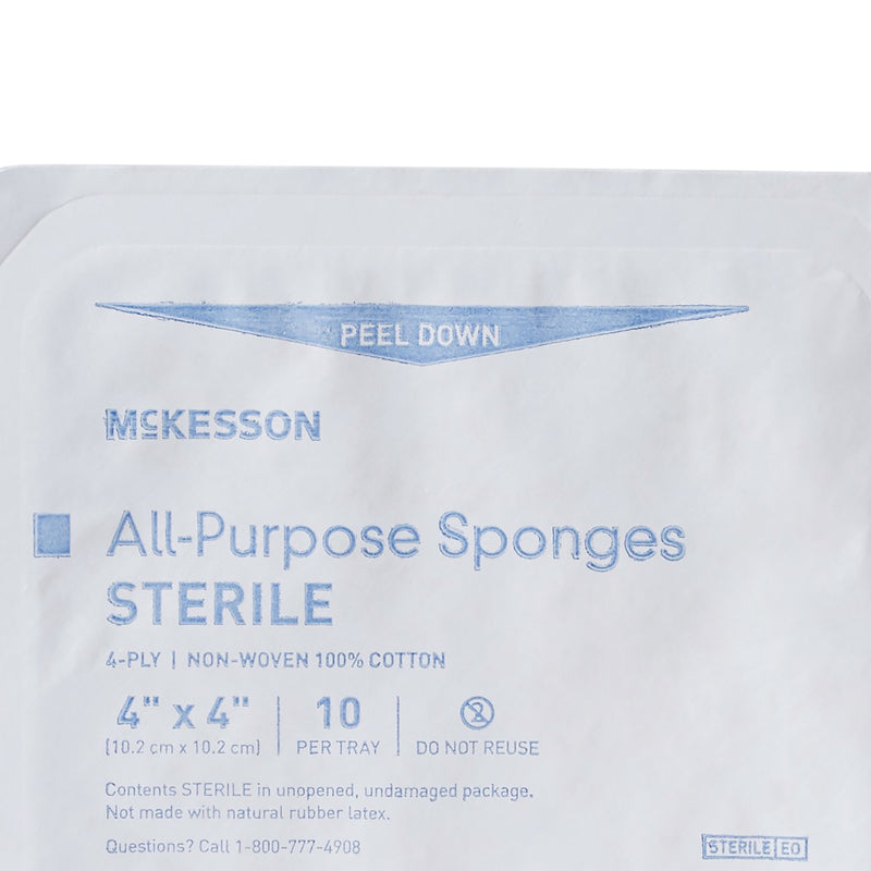 McKesson Sterile Nonwoven Sponge, 4 x 4 Inch