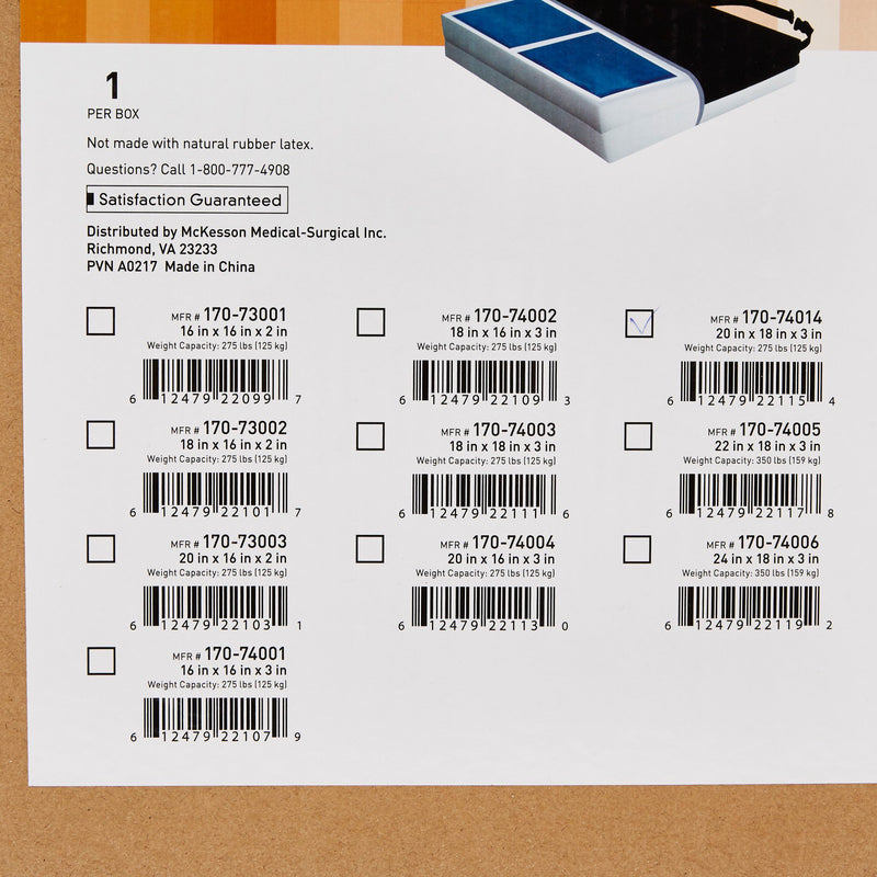 McKesson Gel Protekt Seat Cushion