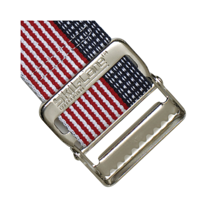 SkiL-Care™ Heavy-Duty Gait Belt with Metal Buckle, Stars & Stripes, 72 Inch