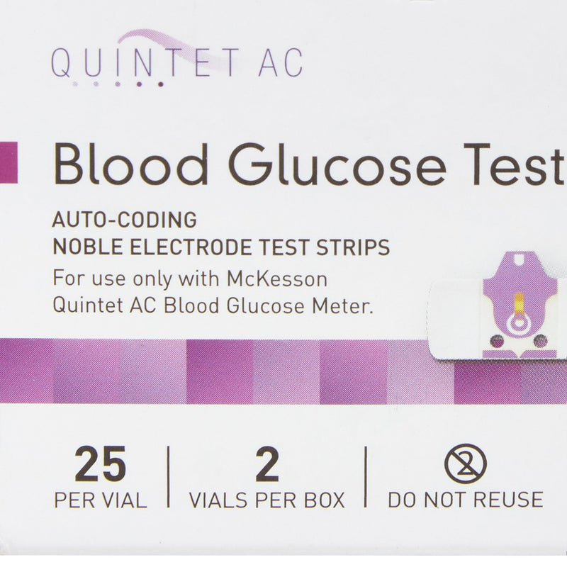 Quintet AC® Blood Glucose Test Strips