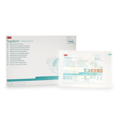 3M™ Tegaderm™ Absorbent Clear Acrylic Dressing, 3 x 3-1/4 Inch