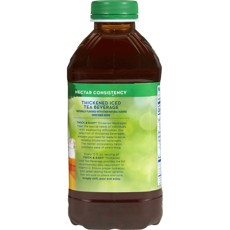 Thick & Easy® Clear Nectar Consistency Iced Tea Thickened Beverage, 46-ounce Bottle