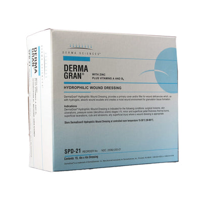 Dermagran® B Impregnated Dressing, 4 x 4 Inch