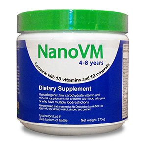 NanoVM® 4 - 8 Years Pediatric Oral Supplement, 275 Gram Can