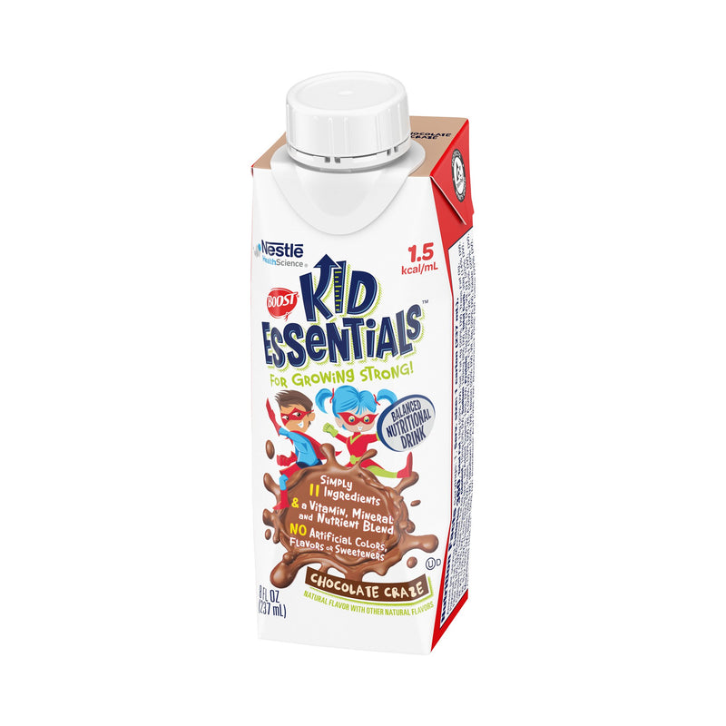 Boost® Kid Essentials™ 1.5 Chocolate Pediatric Oral Supplement / Tube Feeding Formula, 8 oz. Carton