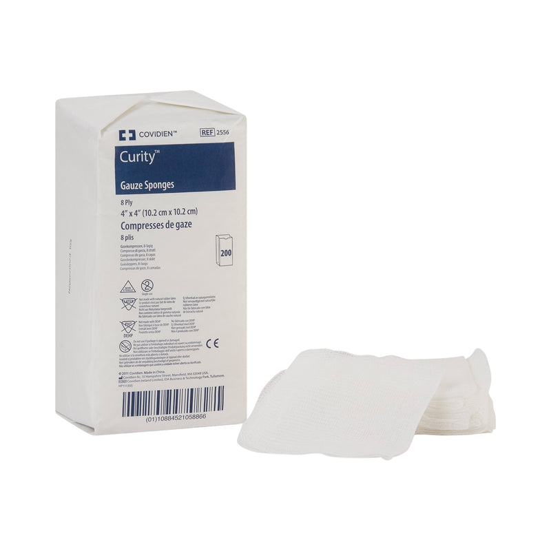 Curity™ NonSterile USP Type VII Gauze Sponge, 4 x 4 Inch