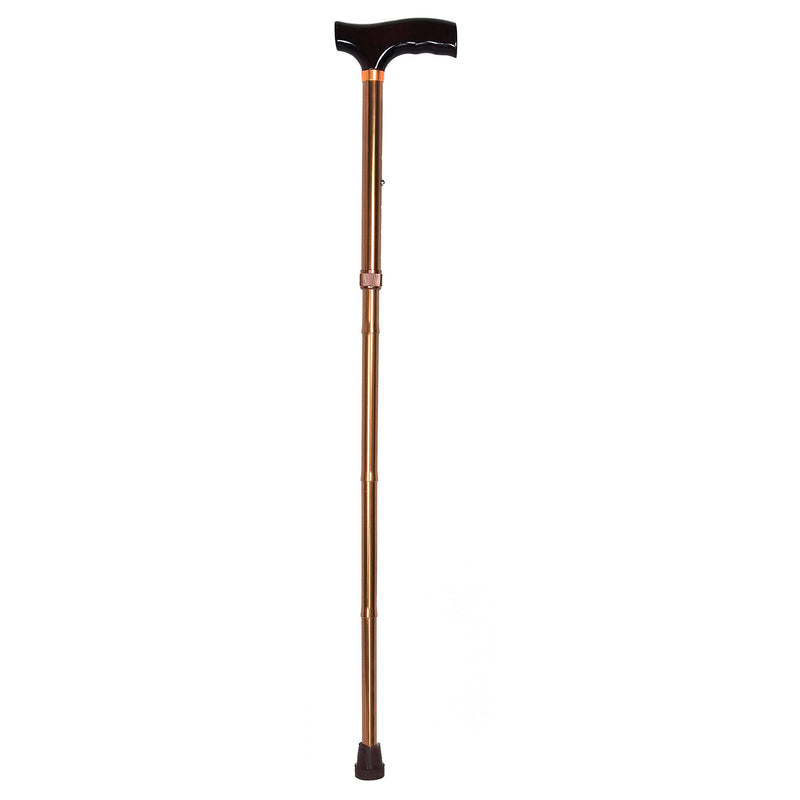McKesson T-Handle Foldable Cane, 33 – 37 Inch Height