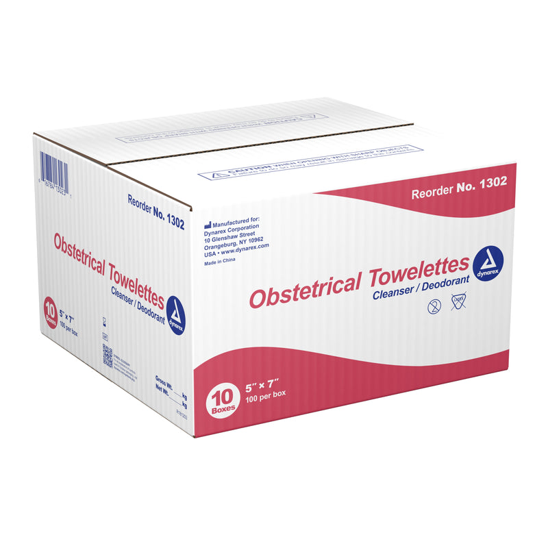 dynarex® Scented Obstetrical Towelettes, Individual Packets