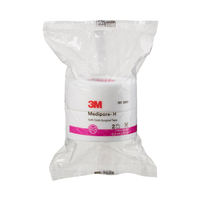 3M™ Medipore™ H Cloth Medical Tape, 1 Inch x 10 Yard, White