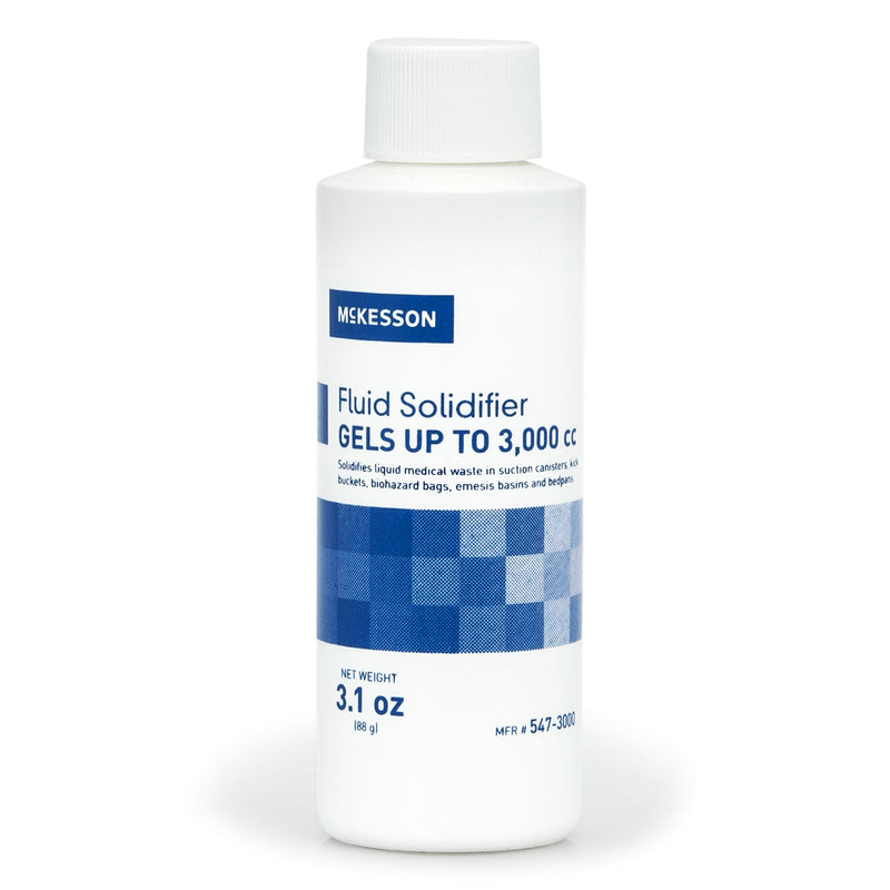 McKesson Fluid Solidifier - Fast, Effective, Gels up to 3,000 cc - Screw Cap Bottle, 3.1 oz