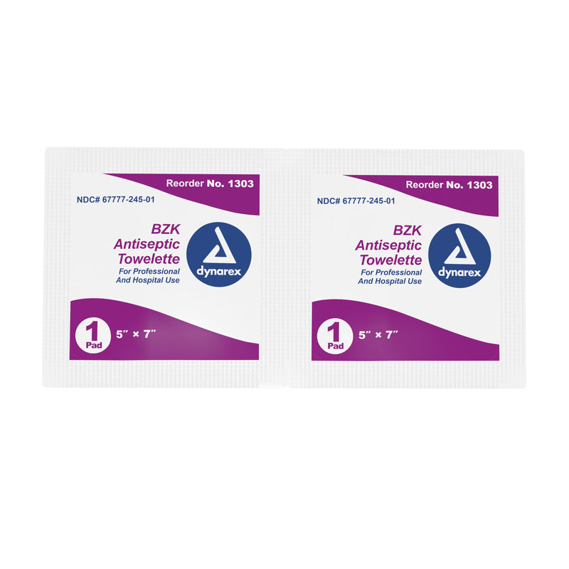 dynarex® Scented BZK Antiseptic Towelettes, Individual Packet