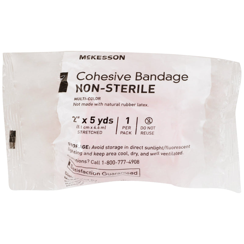 McKesson Self-adherent Closure Cohesive Bandage, 2 Inch x 5 Yard