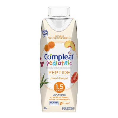 Compleat® Peptide 1.5 Pediatric Oral Supplement / Tube Feeding Formula, 8.45 oz. Carton