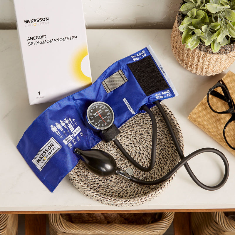 McKesson Lumeon 2 Aneroid Sphygmomanometer with Cuff, Pocket-Size