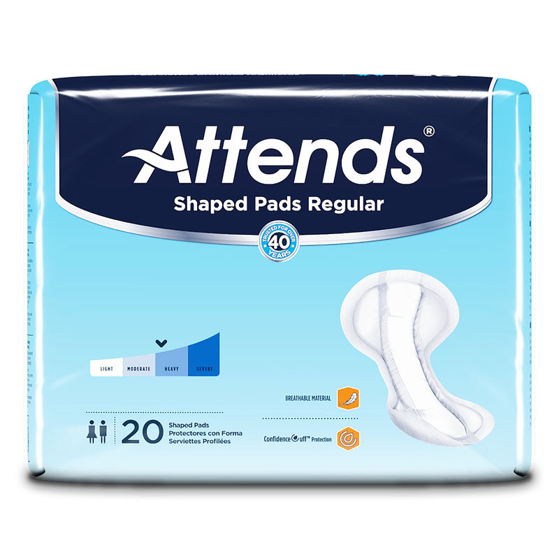 Attends® Shaped Bladder Control Pads, Regular