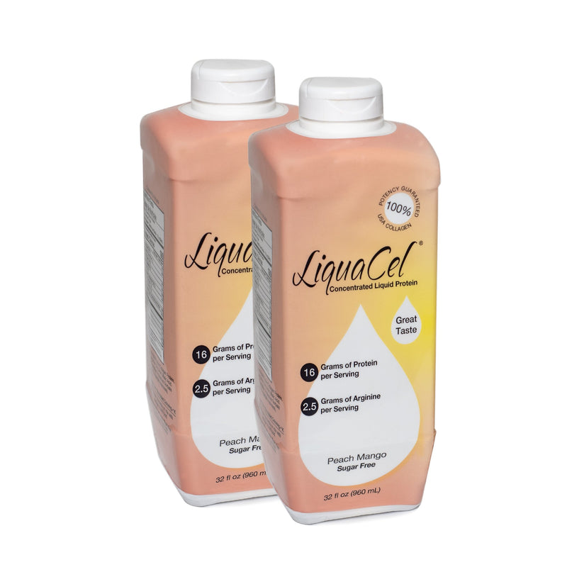 LiquaCel™ Peach Mango Oral Protein Supplement, 32 oz. Bottle