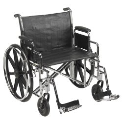 McKesson Bariatric Wheelchair, 24-Inch Seat Width