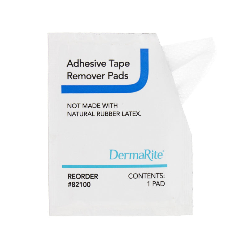 DermaRite® Adhesive Remover, 3¼ x 1½ Inch Pads