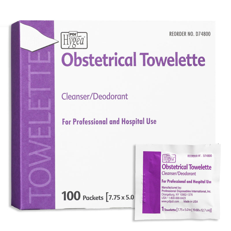 Hygea® Scented Obstetrical Towelette, Individual Pack