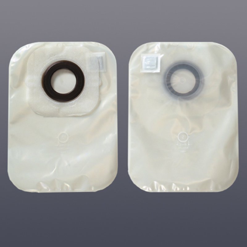 Karaya 5 One-Piece Closed End Transparent Colostomy Pouch, 12 Inch Length, 1-1/8 Inch Stoma