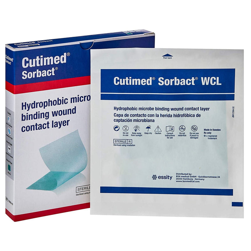 Cutimed® Sorbact® WCL Antimicrobial Wound Contact Layer Dressing, 4 x 5 Inch