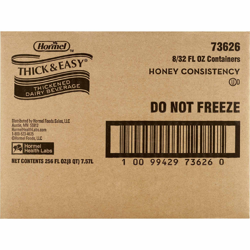 Thick & Easy® Dairy Honey Consistency Milk Thickened Beverage, 32-ounce Carton