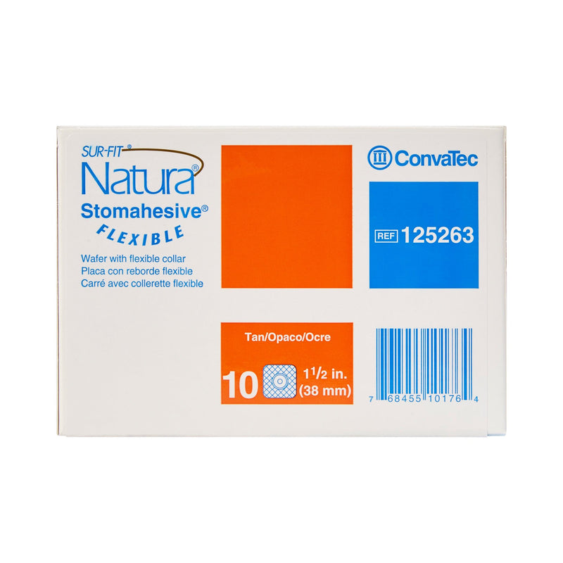 Sur-Fit Natura® Colostomy Barrier With Up to 7/8 Inch Stoma Opening