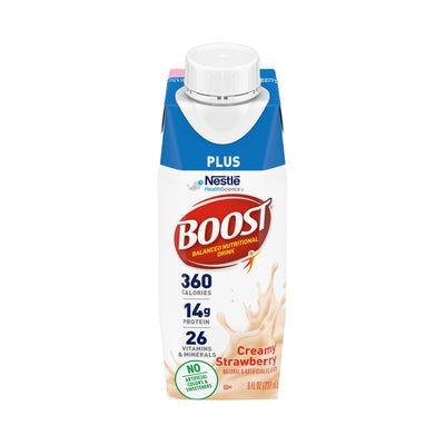 Boost Plus® Strawberry Oral Supplement, 8 oz. Carton